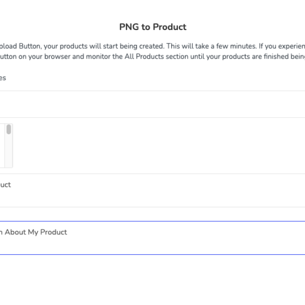 PNG to Product - Woocommerce Plugin